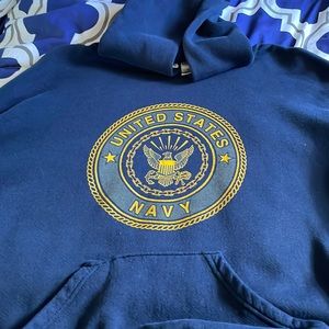 Unisex Navy hoodie
